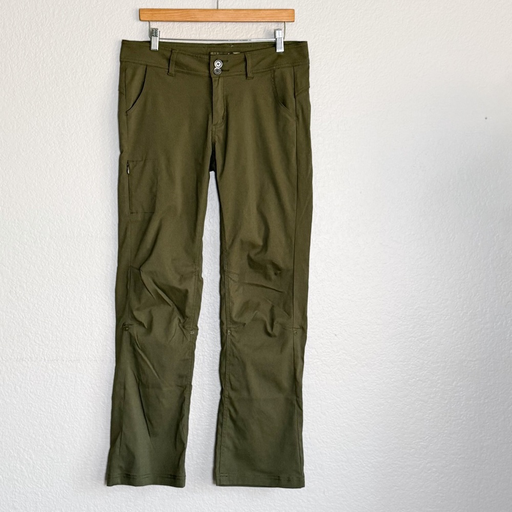 prAna Halle Pants Olive Green Utility Hiking Stretch Zion Women’s 8 - Picture 16 of 16